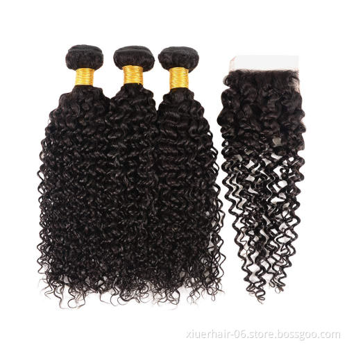 Afro Kinky Curly 9A 8A Grade Virgin Raw Cambodian Straight 32 34 36 38 40 Inch 3 Bundles 26 Brazilian Hair And Lace Closure
